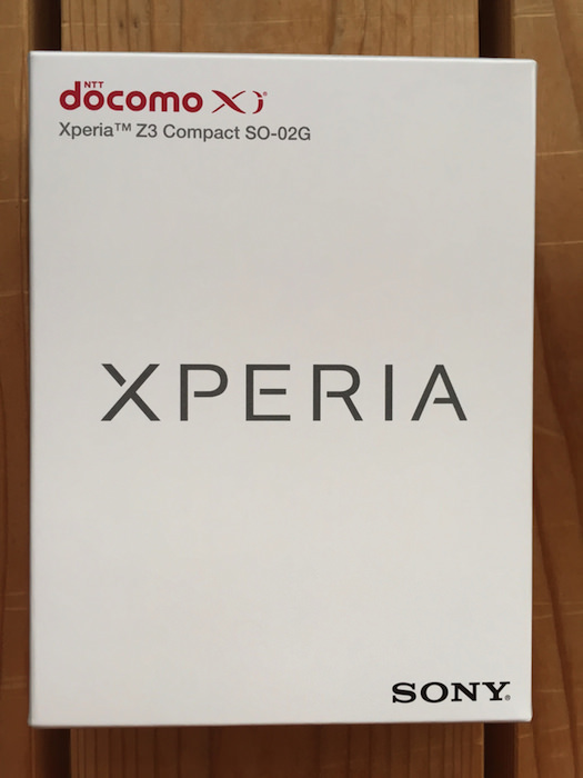 おサイフケータイ機能がある白ロムのxperia Z3 Compact So 02gを購入した理由と開封の儀 ノマド的節約術