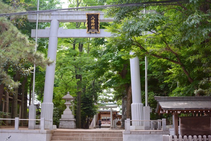 天沼八幡神社の鳥居
