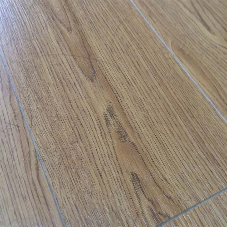 髪の毛は床にも落ちる