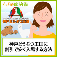 神戸どうぶつ王国の入場料金を割引して安くする方法のまとめ！イオンカード・コープ・JAFは使える？