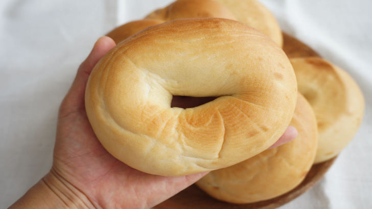 コストコのバラエティベーグル(プレーンベーグル)