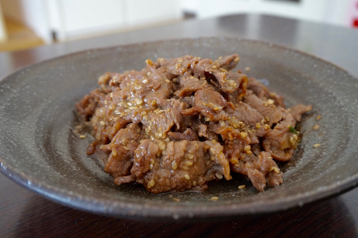 コストコのプルコギ(完成)