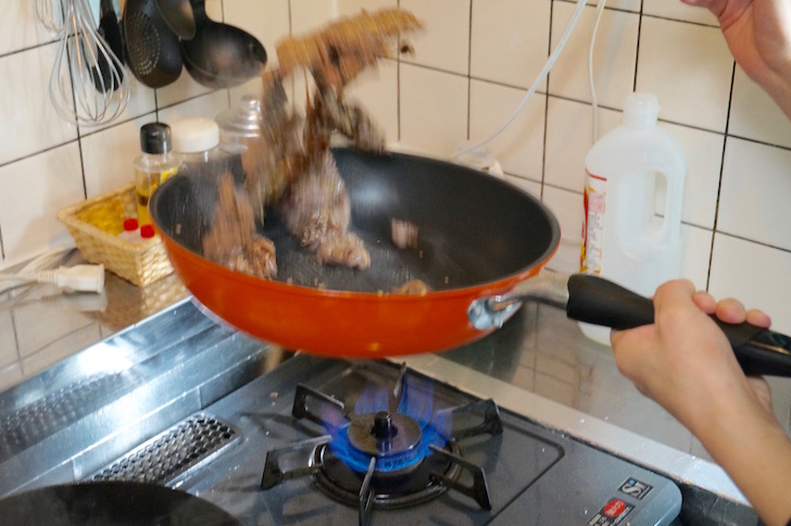 コストコのプルコギ(炒める2)