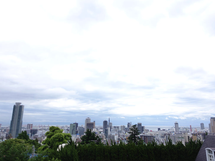 北野異人館 うろこの家から見る景色