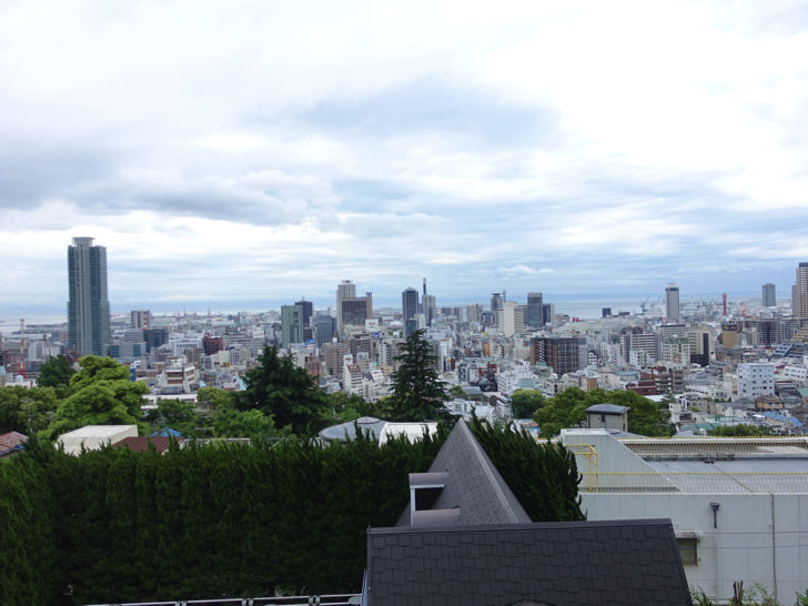 北野異人館 うろこ美術館からの景色