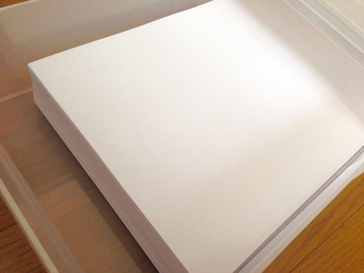 無印良品のPPケースにA4用紙を収納