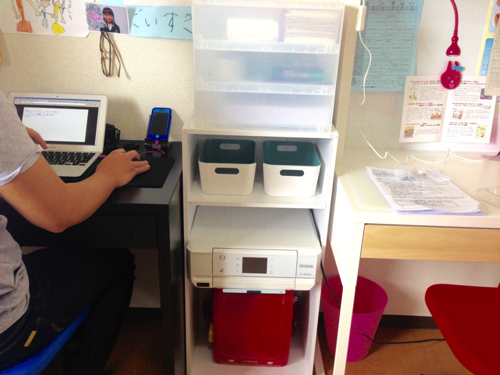 無印良品のPPケースをニトリの棚と合わせる