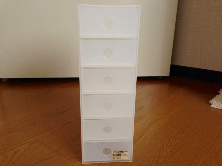 無印良品のポリプロピレン小物収納ボックス6段
