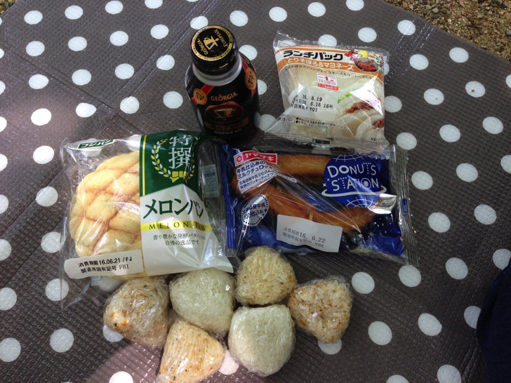 蜻蛉池公園に持ち込んだ飲食物