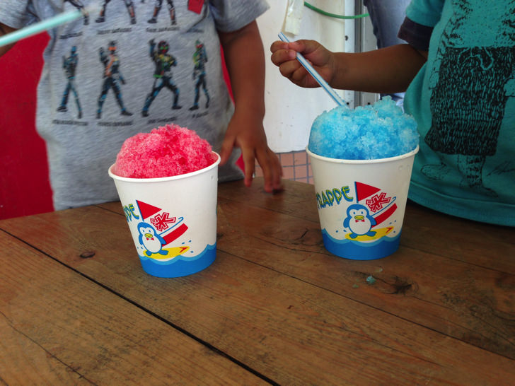 蜻蛉池公園のかき氷