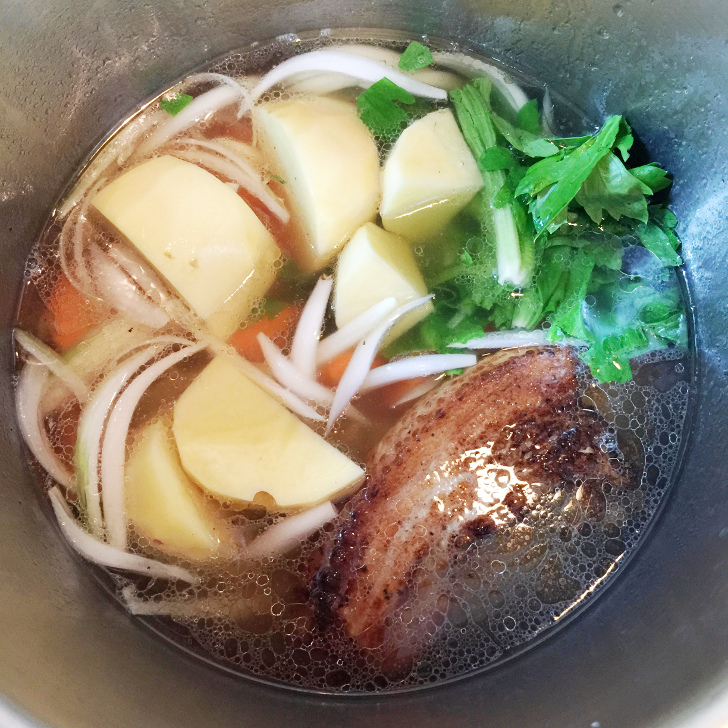 ポトフを煮込む前