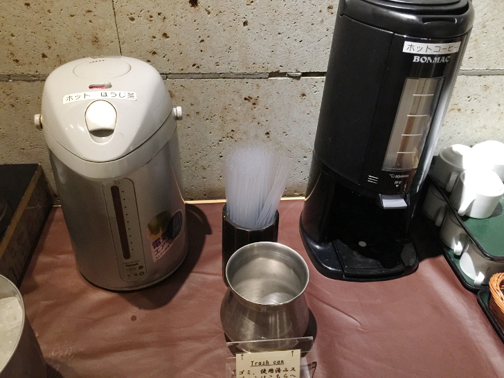 隠れ房のドリンク