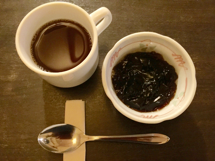 隠れ房のコーヒーゼリー