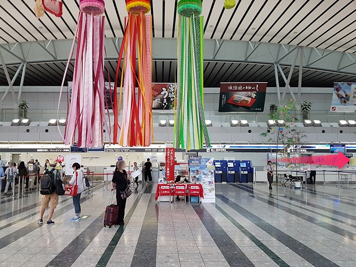 仙台国際空港の中