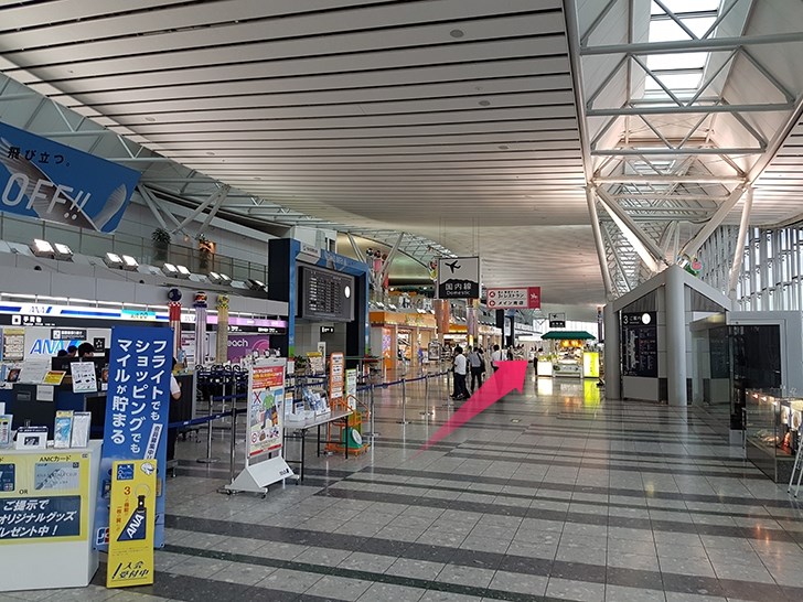 仙台国際空港の中