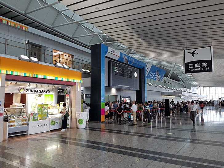 仙台国際空港の中