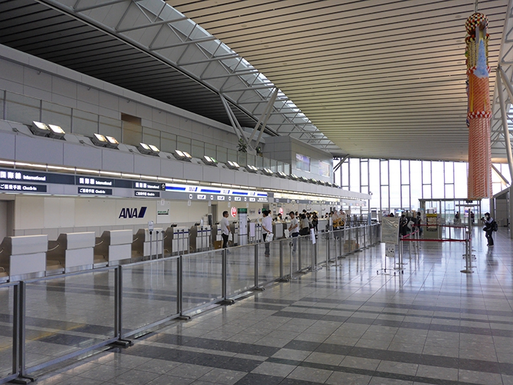 仙台国際空港の中