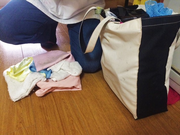 家事代行スタッフ持参の掃除用具