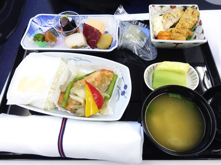 ANAビジネスクラス 機内食