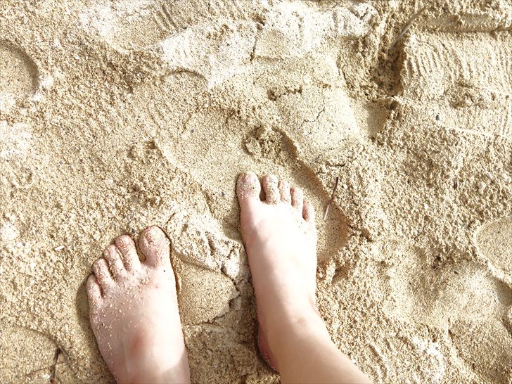 奄美大島の砂浜