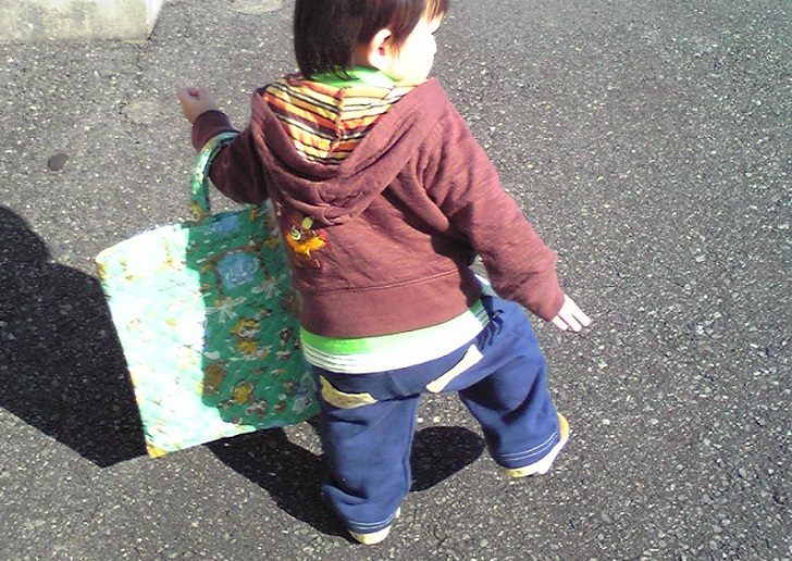 保育園に通う子供