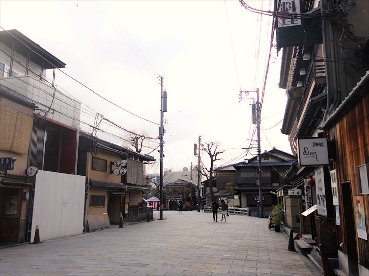 祇園白川の風景