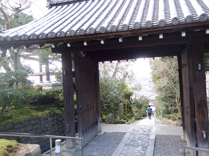 高台寺から下る階段