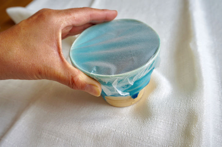 コストコのプレスンシールでお茶を密閉