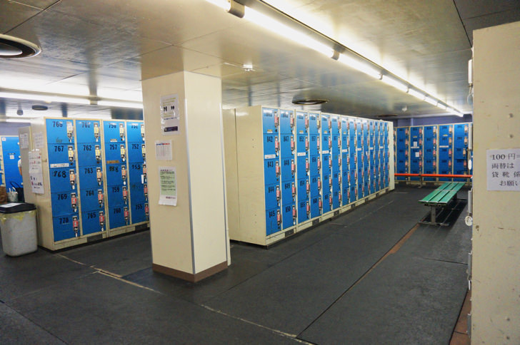 大阪府立臨海スポーツセンターのコインロッカー