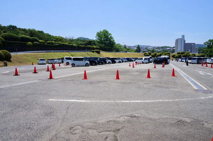 みさき公園の駐車場