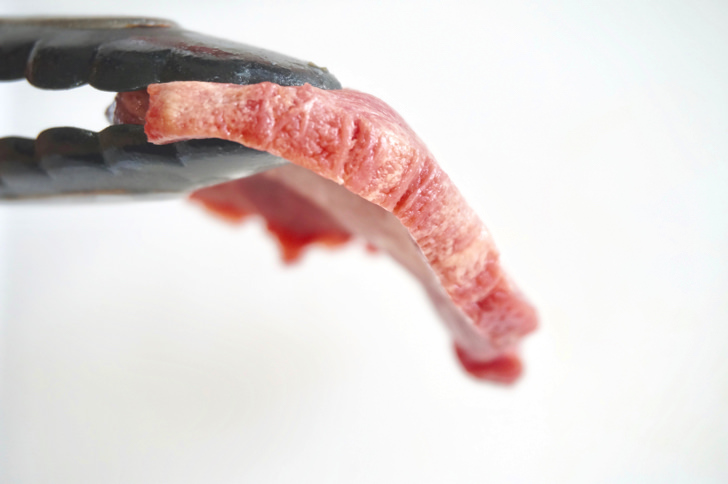 コストコのUSAビーフ タン厚切り焼肉用(1枚あたりの厚み)