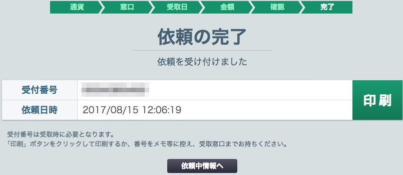 マネーパートナーズで外貨両替するまでの流れ・手順