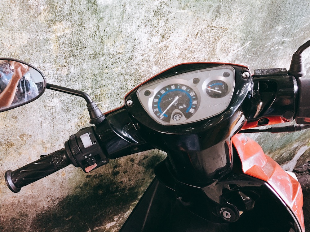 ホイアンで借りたバイク