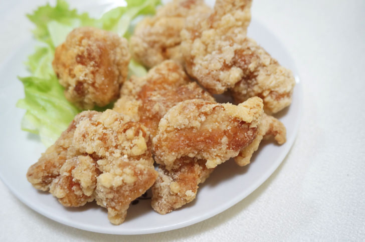 コストコのCP若鶏の竜田揚げ(油で揚げたときの仕上がり)