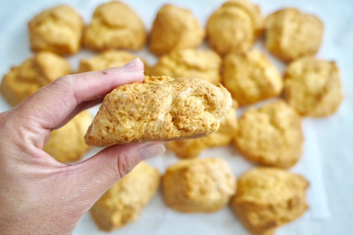 コストコのアイリッシュスコーン(生地の表面)