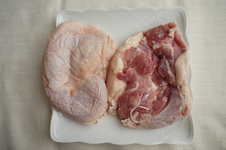 コストコの国産さくらどりもも肉(1枚あたりの大きさ)