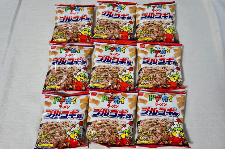 コストコのベビースタードデカイラーメン プルコギ味(9袋入り)