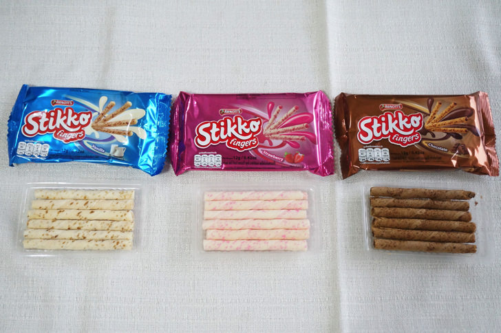 コストコのスティッコフィンガーズ(3種類の味)