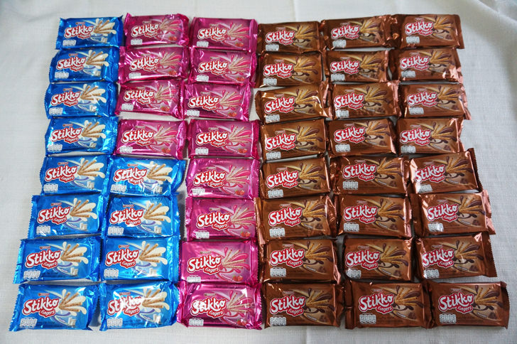 コストコのスティッコフィンガーズ(48袋入り)