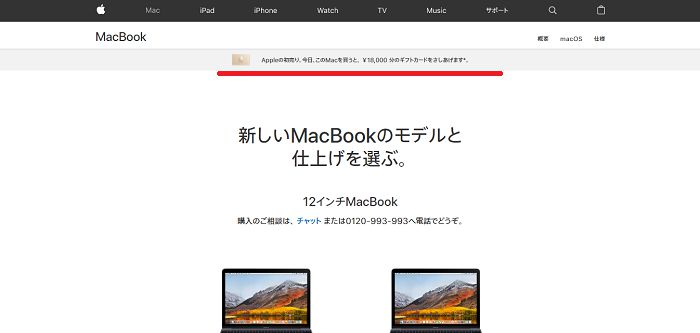 appleの初売り18,000円分のギフトカード