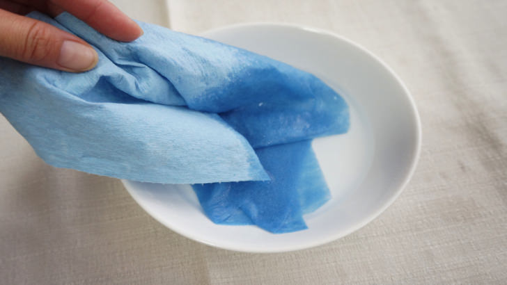 コストコのスコット ショップタオル(水に濡らす)