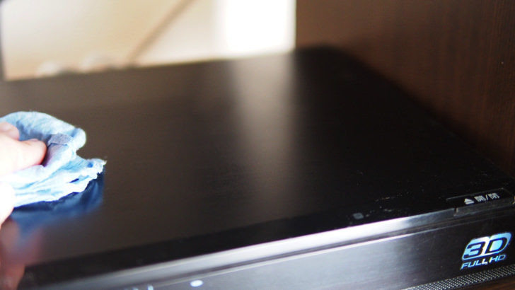 コストコのスコット ショップタオル(ほこりを拭き取った後)