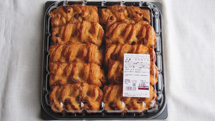 コストコのメープルピーカンシュトルーデル(パッケージ)