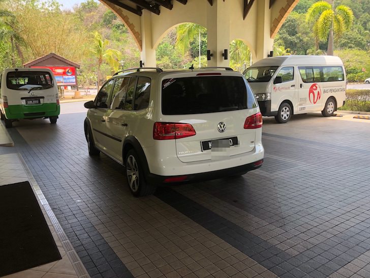 Grabで呼び出した車