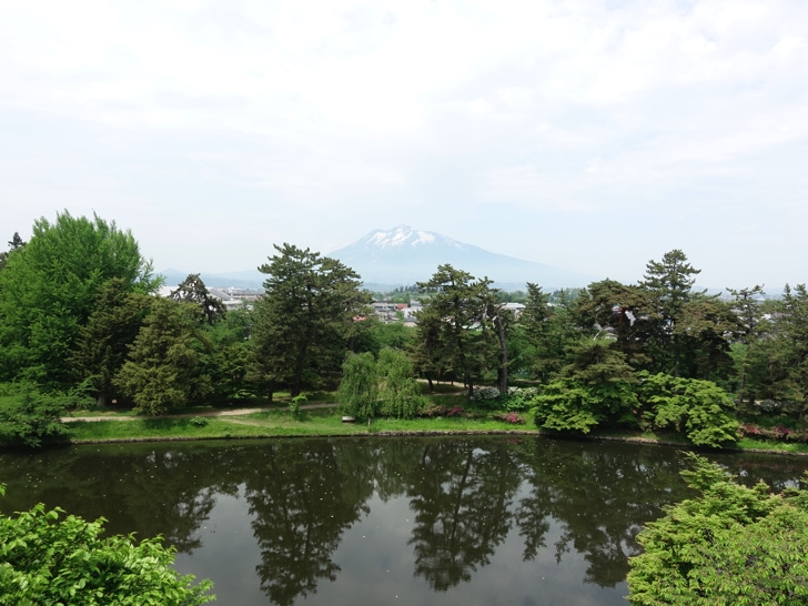 弘前城から見える景色