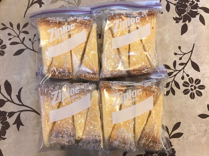 チーズケーキの冷凍の仕方