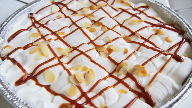 コストコのダブルキャラメルプリン(クリームの状態)