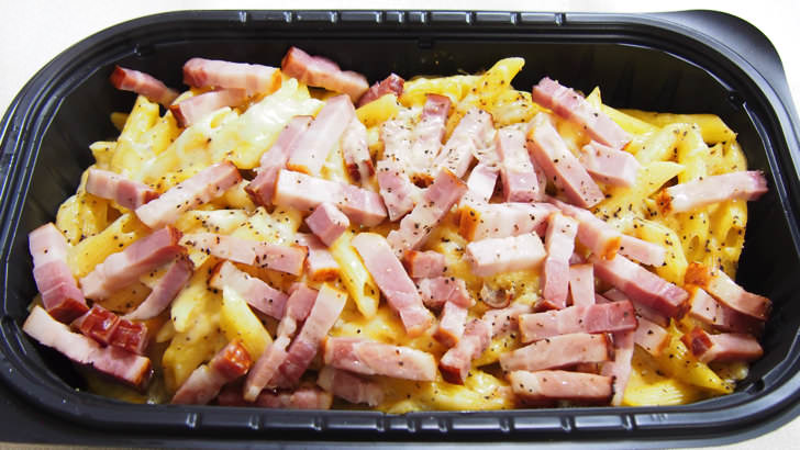 コストコのスモークベーコンカルボナーラ(できあがり)