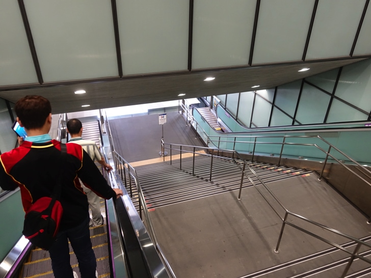 桃園国際空港 MRT乗り場
