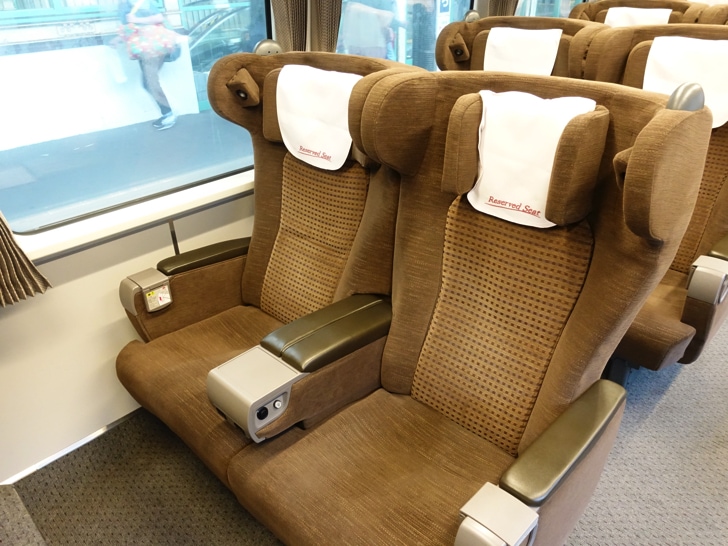 スーパーおおぞらの車内